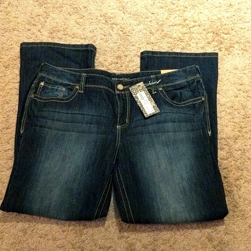 Maurices Jeans size 22 Ellie dark wash